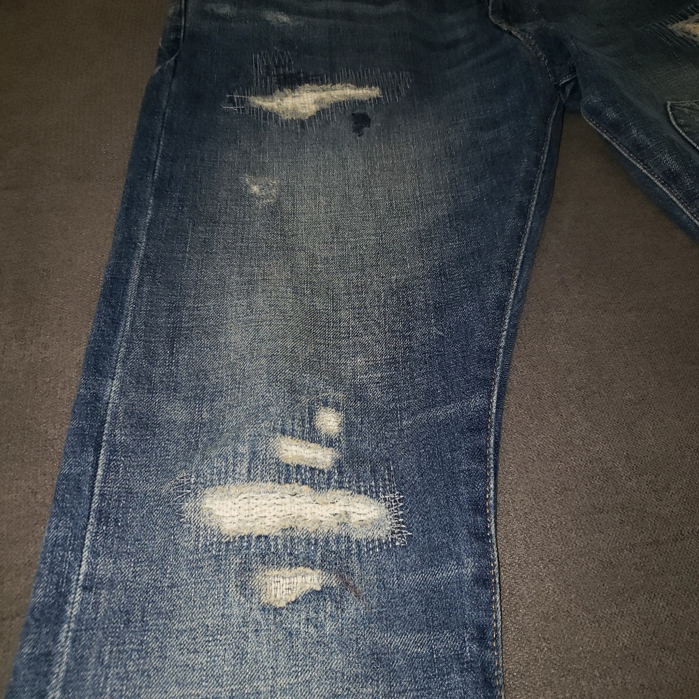 Polo Ralph Lauren patchwork distressed repaired - Picture 4 of 5